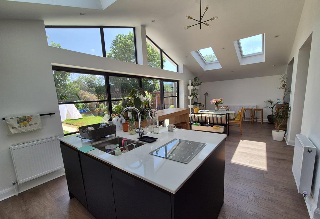 Kitchen extension project Bromley